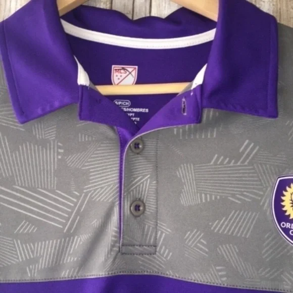 Men’s MLS Orlando City Purple Polo - Picture 4 of 4